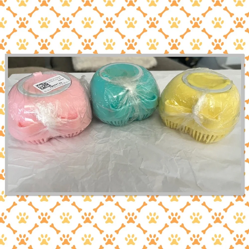 🧼 Grooming Bath Soap Dispenser & Scrubber 🧼